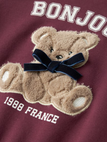 NAME IT Sweatshirt Rear Burgundy